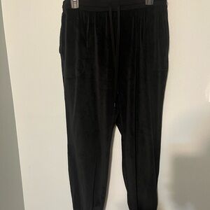 Secret Treasures Black Velour Pants